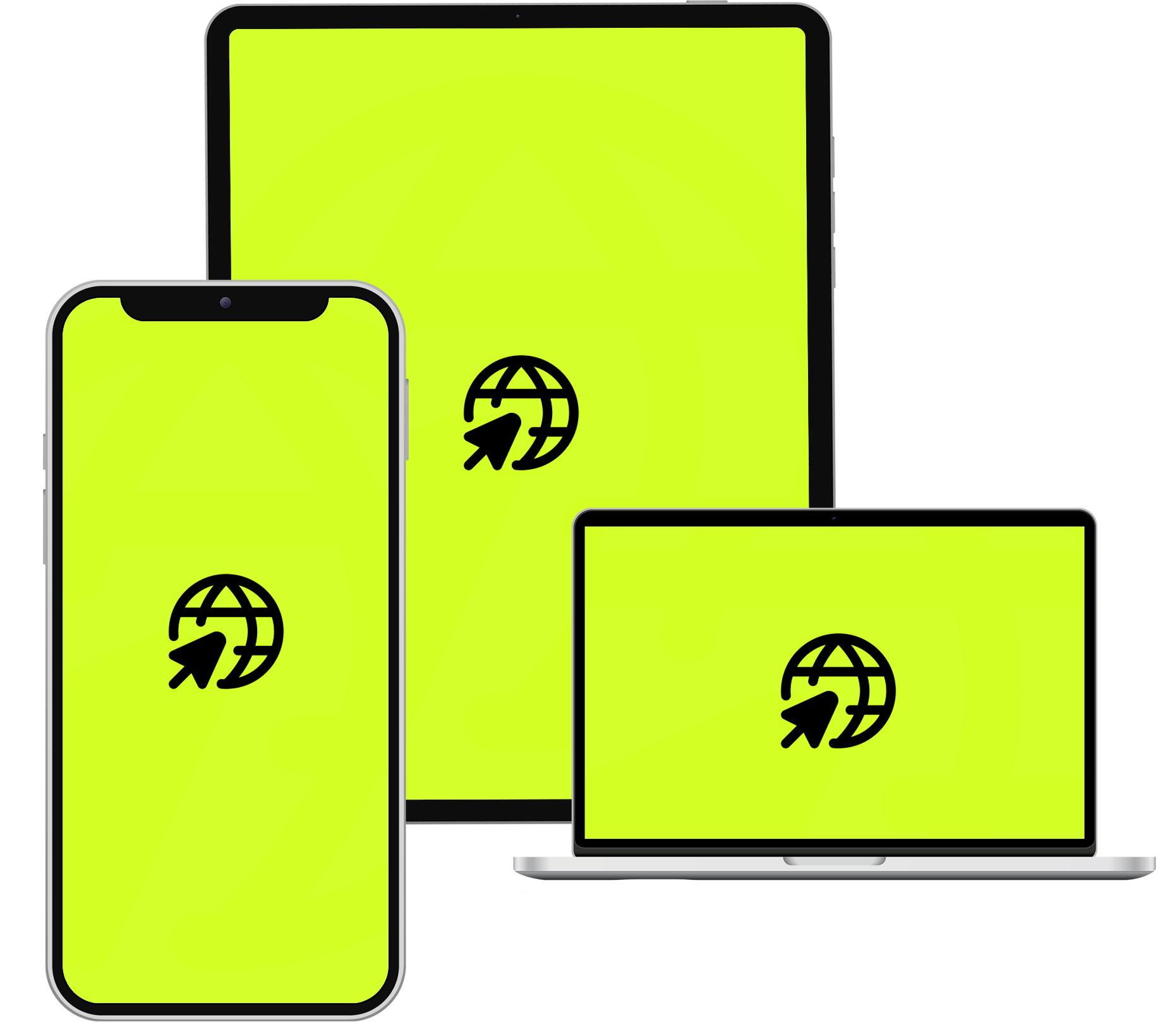 Owna logo on multiple devices responsive web design for phone tablet and desktop